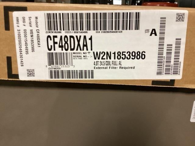 Serpentín flexible "N" de aluminio con carcasa de flujo ascendente/descendente de 4 toneladas para aire acondicionado/HP serie CF