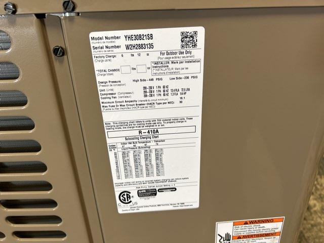 2.5 Ton Single Stage LX Series Split-System Heat Pump; 14 SEER, 208-230/60/1, R-410A