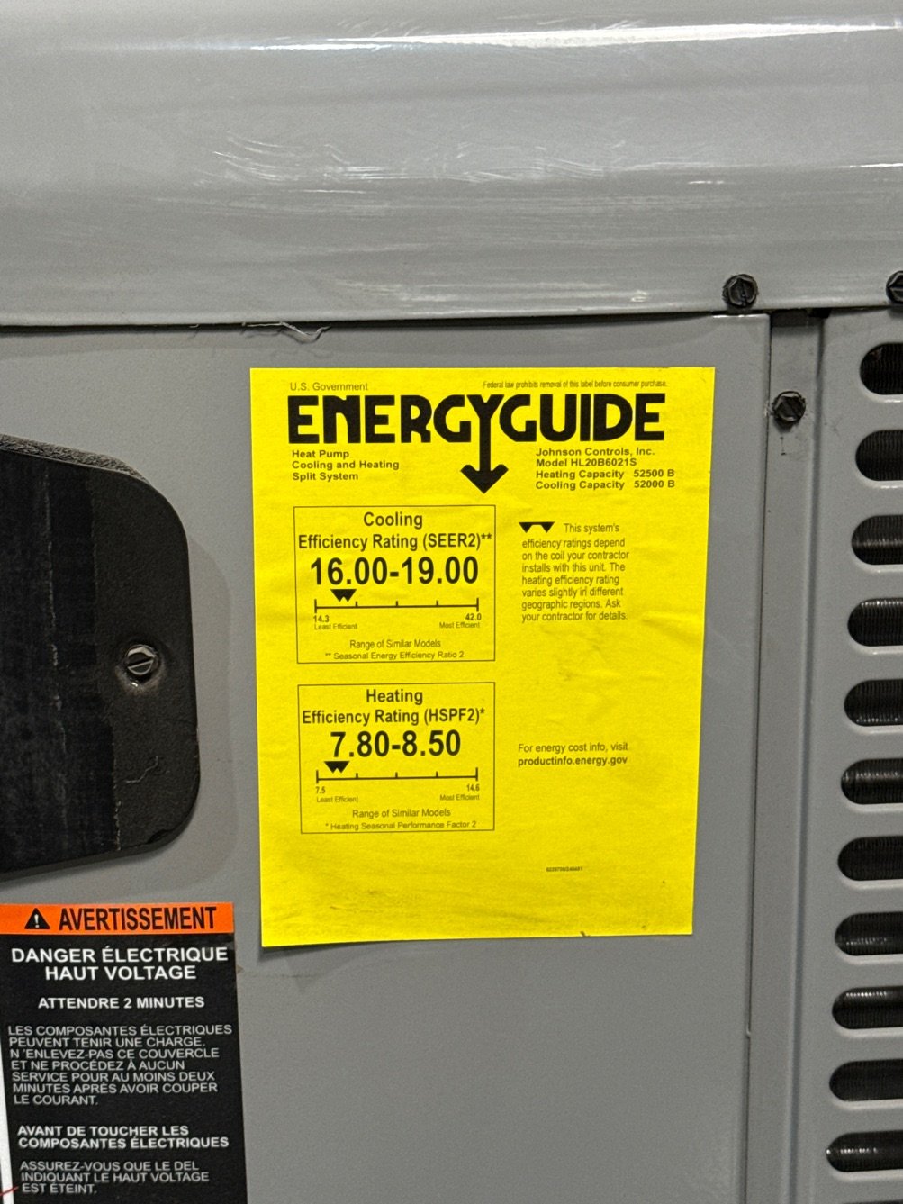 5 Ton Acclimate Series Modulating Variable Speed Communicating Split-System Heat Pump