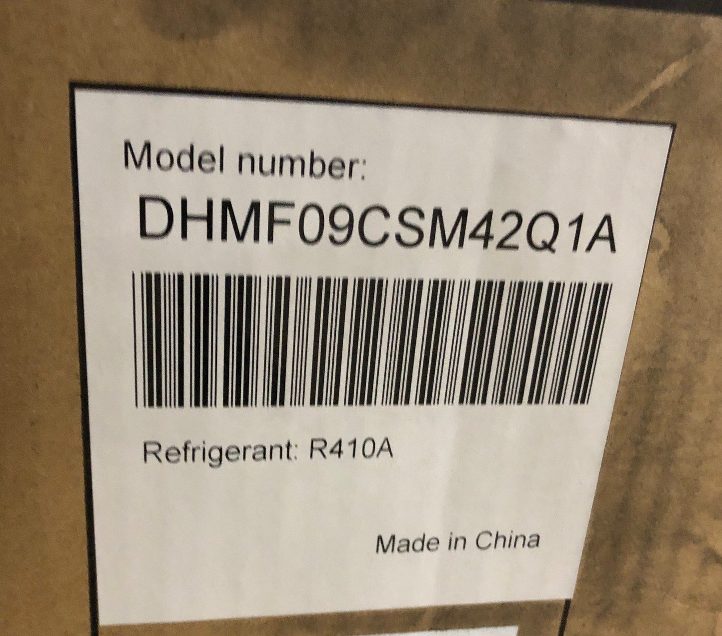 9,000 BTU Single-Zone Mod Inverter Type OD Mini-Split Heat Pump , 16 SEER 208-230/60/1 R-410A