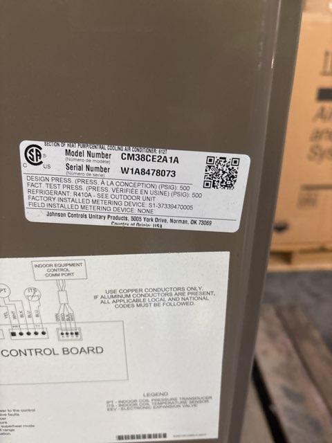 3 Ton AC/HP CM Series Multi-Position Cased "N" Coil