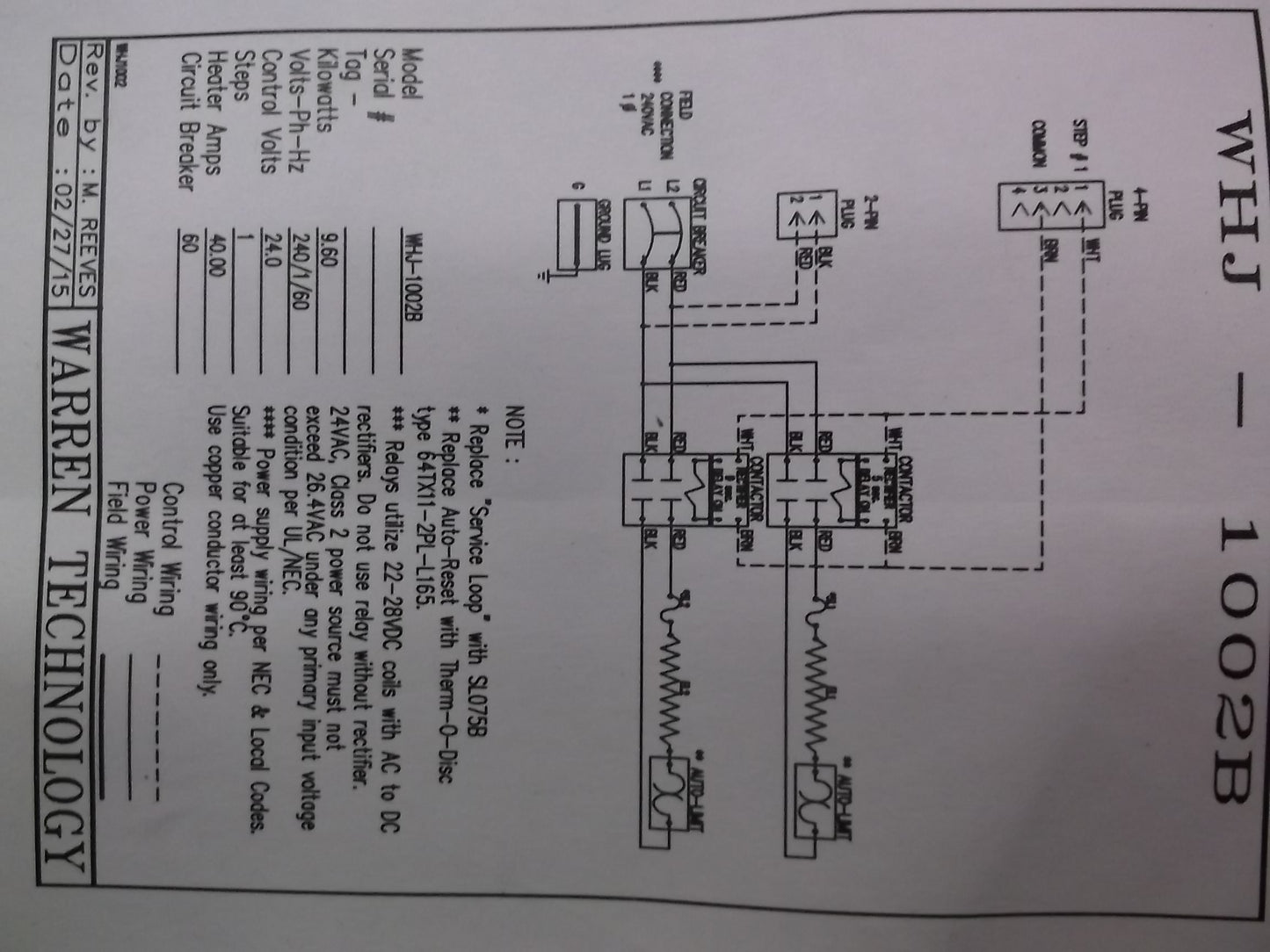 9.6 KW HEATER KIT 240-60-1