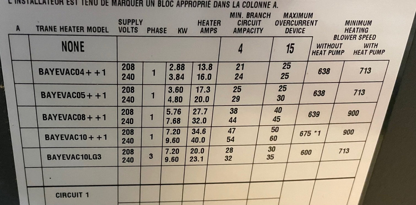 Fan coil de CA/HP con comunicación de velocidad variable y múltiples posiciones de 2 toneladas, ECM, 208-230/60/1 R-410A, 19,5 Seer