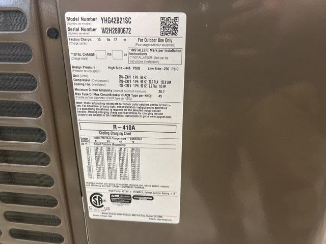 3.5 Ton LX Series Split-System Heat Pump; 16 SEER, 208-230/60/1, R-410A, W2H2890672