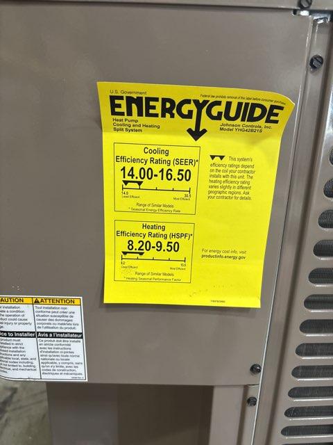 3.5 Ton LX Series Split-System Heat Pump; 16 SEER, 208-230/60/1, R-410A