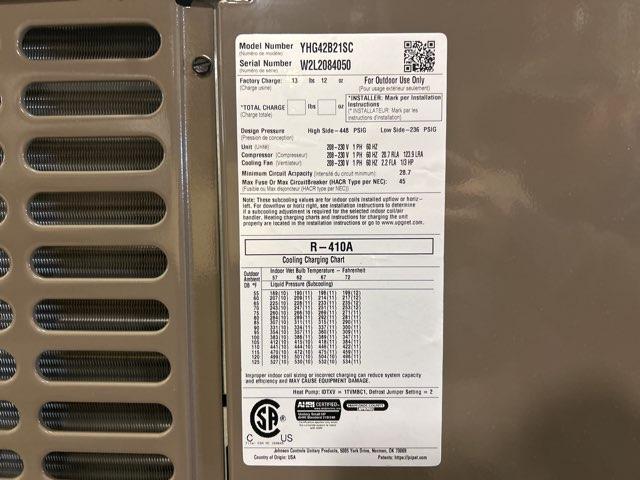 3.5 Ton LX Series Split-System Heat Pump; 16 SEER, 208-230/60/1, R-410A