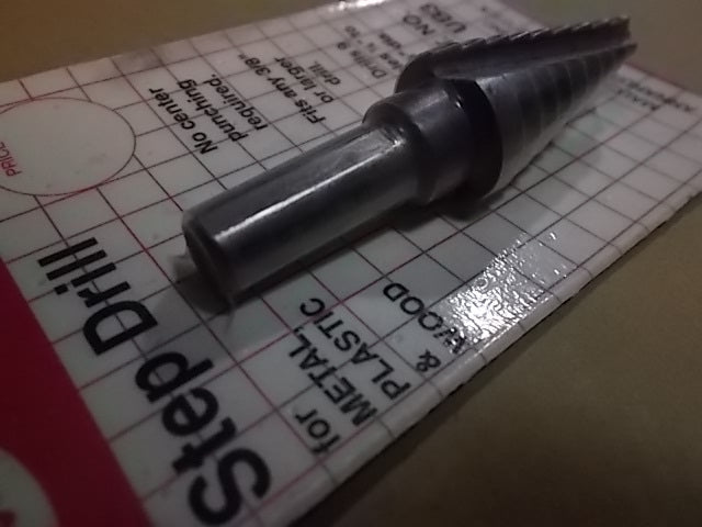 1/4" TO 3/4" UNI-BIT DRILL BIT FOR METAL PLASTIC AND WOOD
