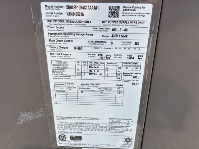 Unidad de bomba de calor convertible de 4 toneladas, 14 SEER, 460-60-3, R410A