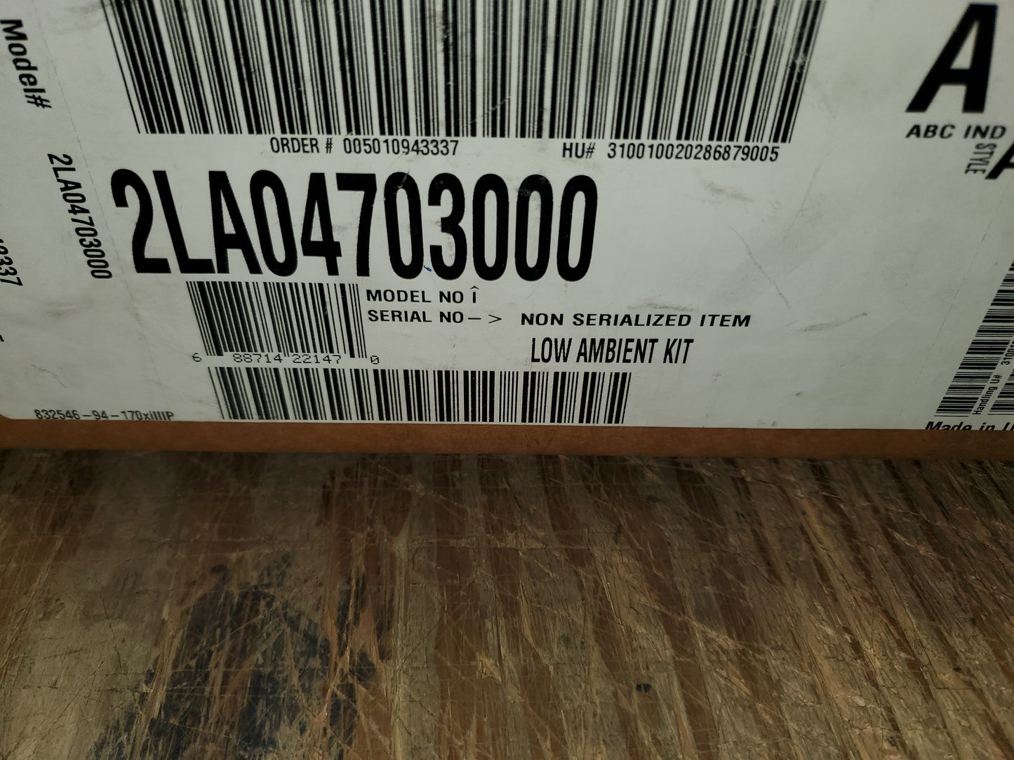 Low Ambient Kit for Commercial 75-15 Ton R-410A Split-System Air Conditioning and Heat Pump