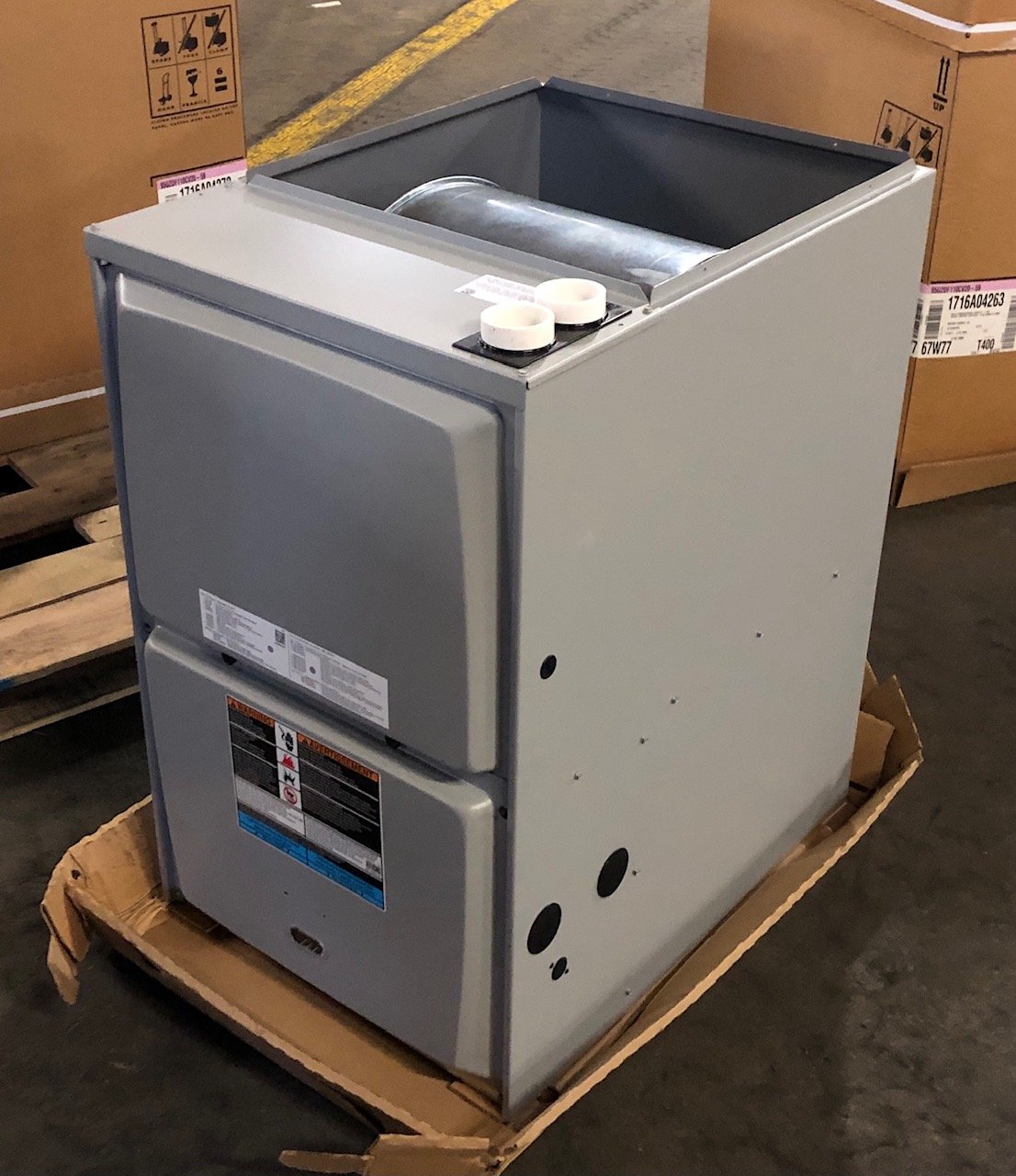 110,000/72,000 BTU Two-Stage Downflow ECM Variable Speed Natural Low NOx Gas Furnace; 95%, 120/60/1