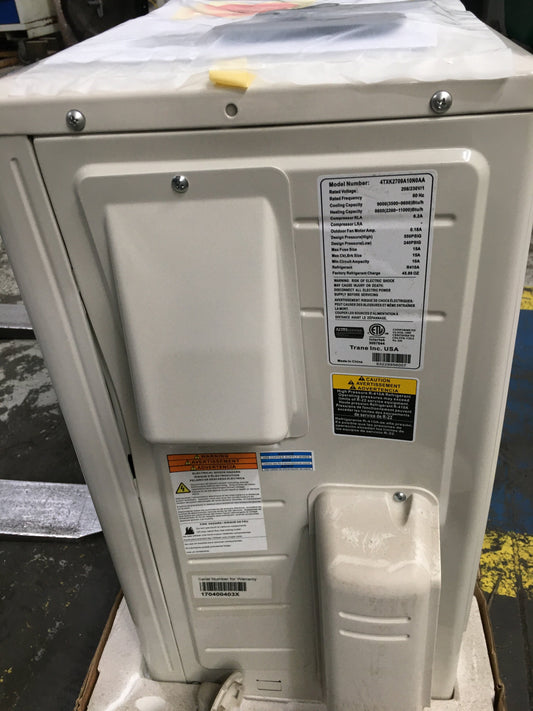 9,000 BTU Single-Zone Heat Pump DC Inverter Outdoor Mini-Split Unit; 27 SEER, 208-230/60/1, R-410A