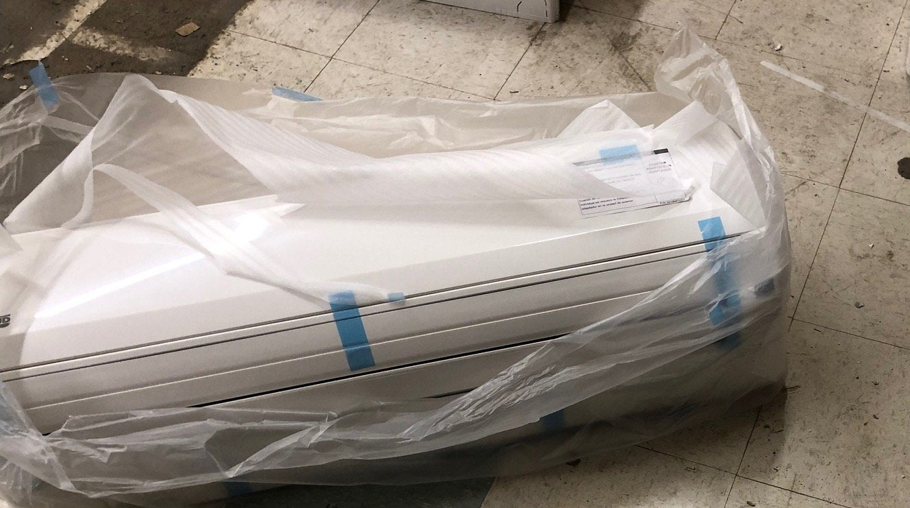 24,000 BTU Wall Mtd Inverter ID Mini-Split Heat Pump , 195 SEER 208-230/60/1 R-410A CFM:659