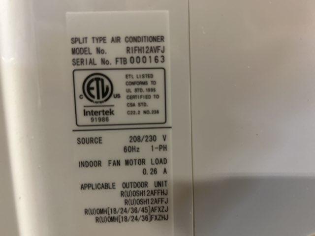 12,000 Btu Prestige Series Multi-Zone Inverter Indoor Mini-Split Floor Heat Pump Unit