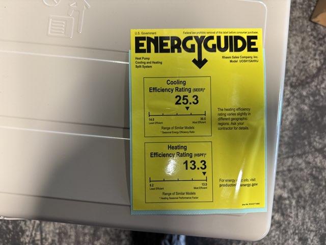 15,000 BTU Single-Zone Inverter Outdoor Mini-Split Heat Pump Unit, 208-230/60/1 R-410A 25.3 SEER