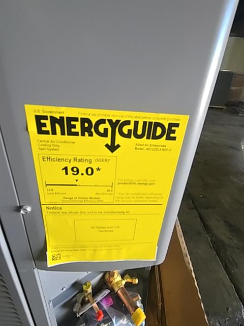 5 Ton Var Spd Communicating Split-System Air Conditioner, 20 Seer 208-230/60/1 R-410A