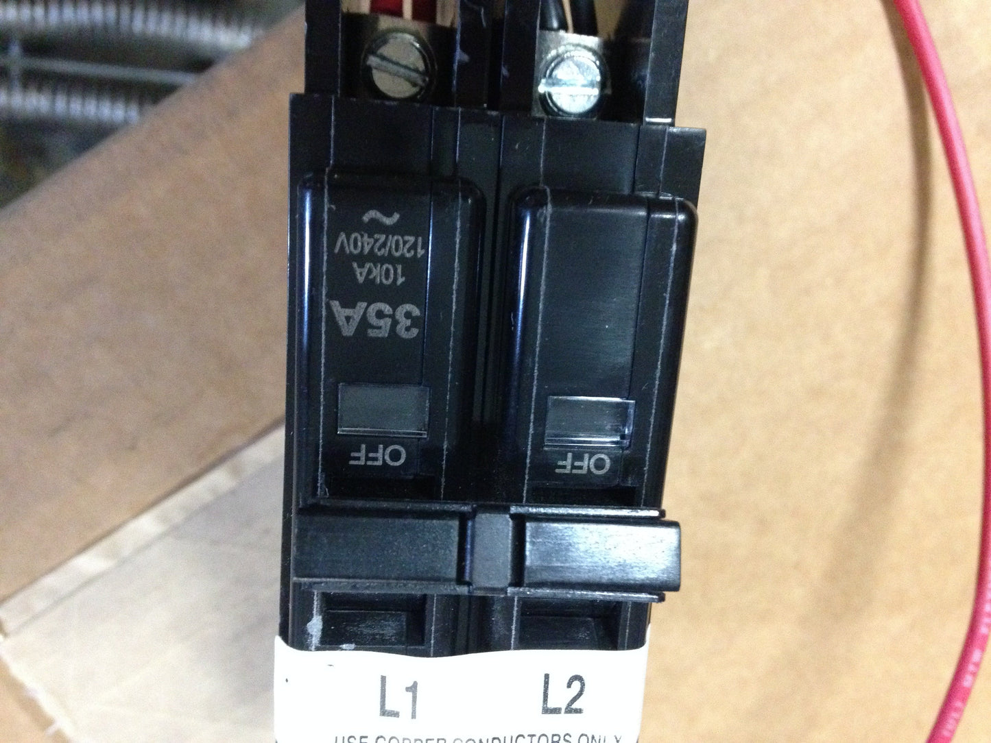 5 Kw Electric Heat Kit 208-240/50-60/1, W/35Amp Breaker