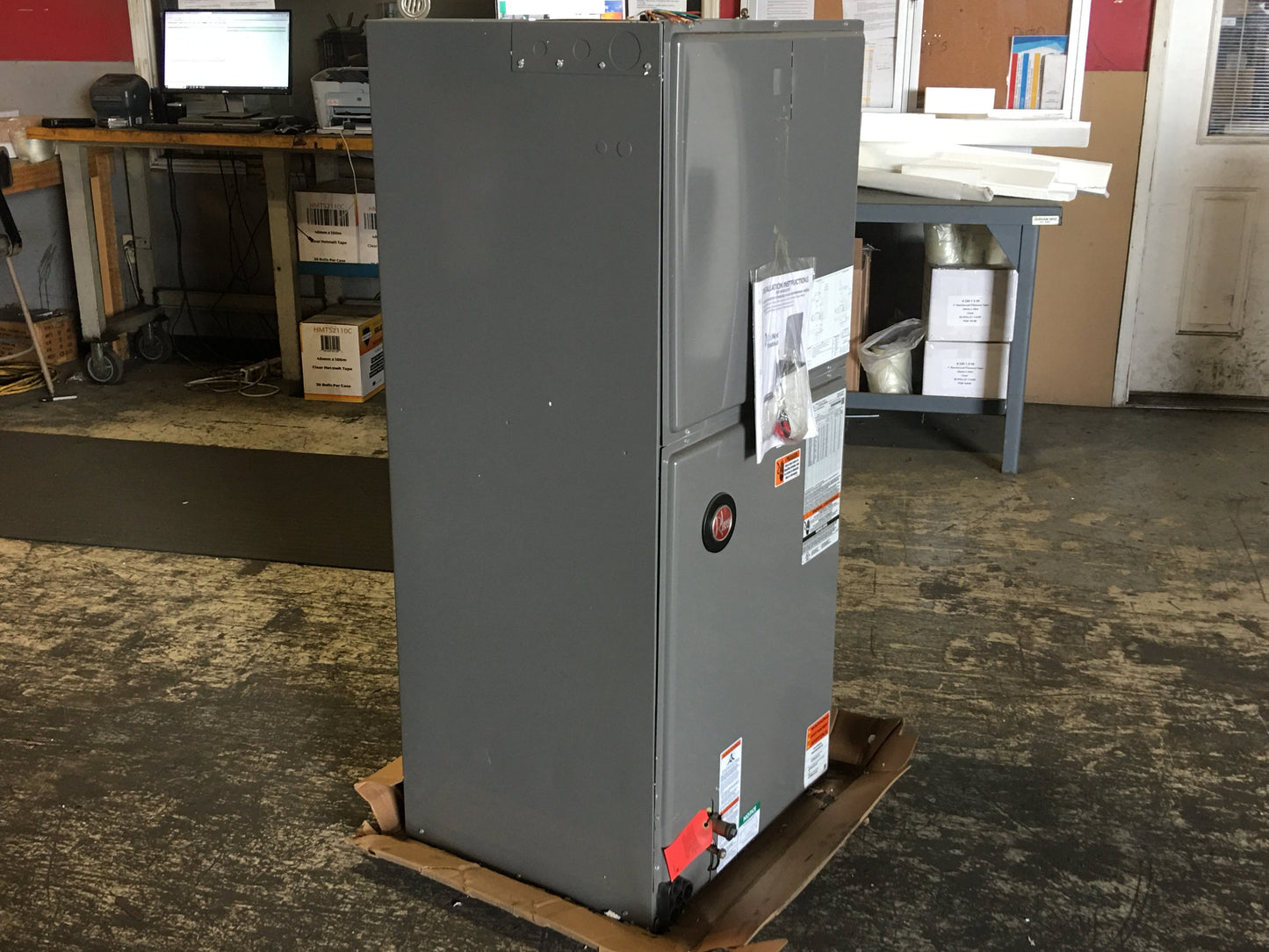 5 Ton AC/HP Mod ECM Var Spd Constant Multi Comm Fancoil, 208-240/60/1  R-410A Cfm:1800