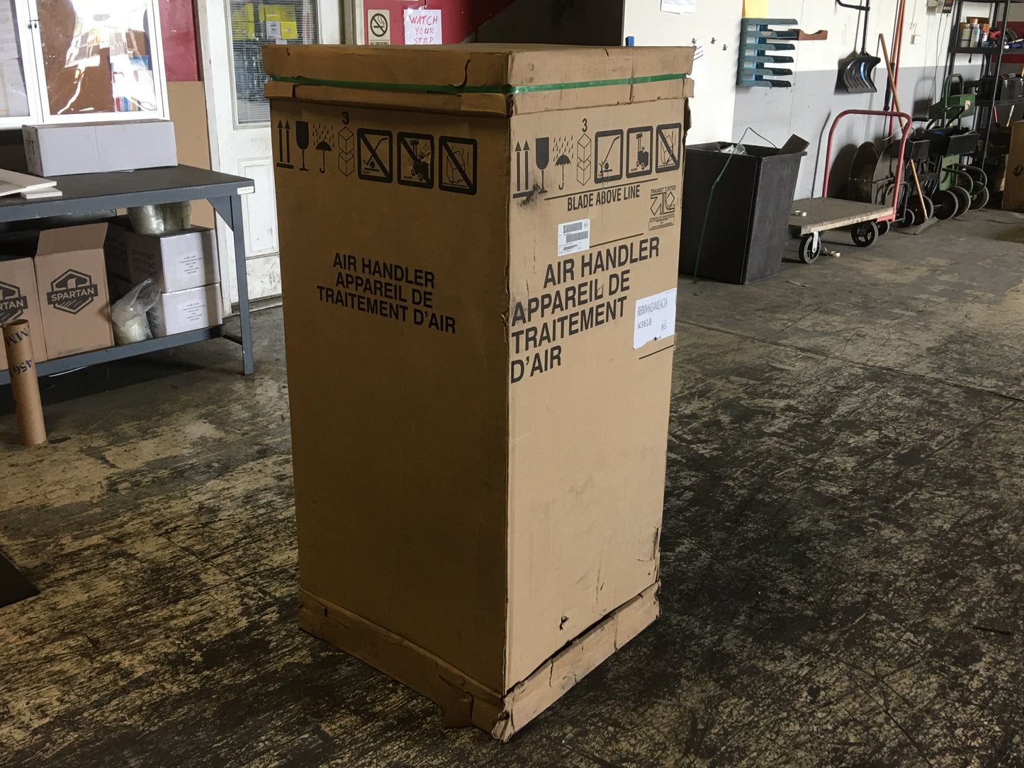 5 Ton AC/HP Mod ECM Var Spd Constant Multi Comm Fancoil, 208-240/60/1  R-410A Cfm:1800