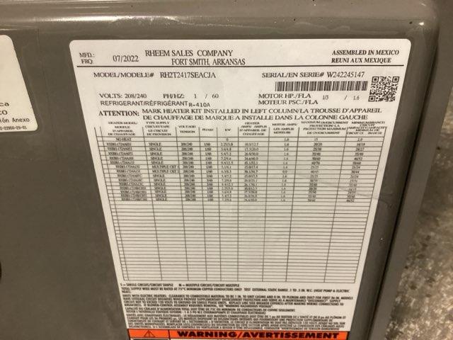 2 Ton AC/HP 2 Stage Communicating ECM Multi-Position Air Handler, 16 SEER 208-240/60/1 R-410A