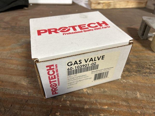 Gas Hot Surface/Dir Spark Gas Valve Single Stage,Volts: 24, Hz: 50/60, Inlet: 1/2NPT  Outlet: 1/2NPT