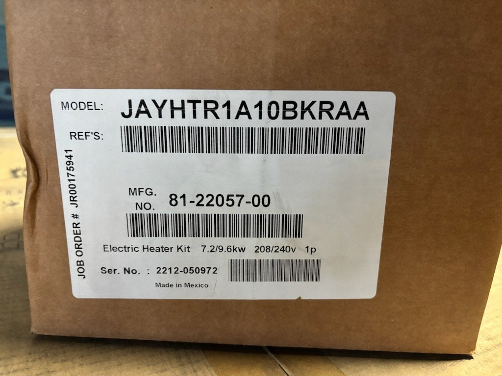 KIT DE CALEFACCIÓN ELÉCTRICA 10 KW 208-240/60/1