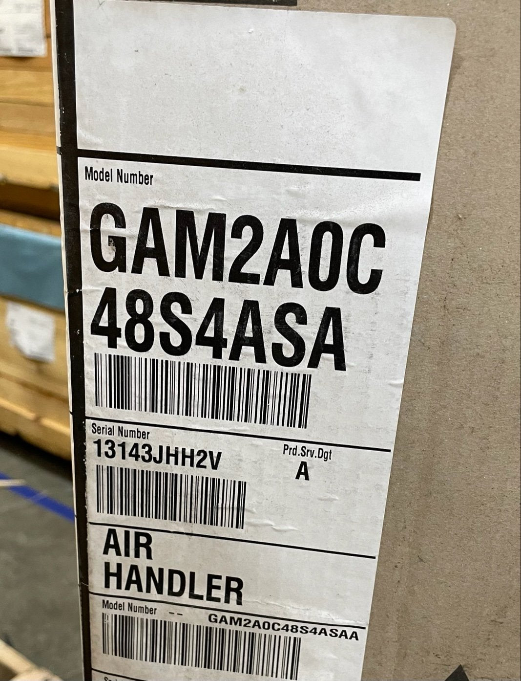 Fan coil modular multiposición PSC de 4 toneladas con aire acondicionado y potencia, 208-230/60/1 R-410A, cfm: 1600