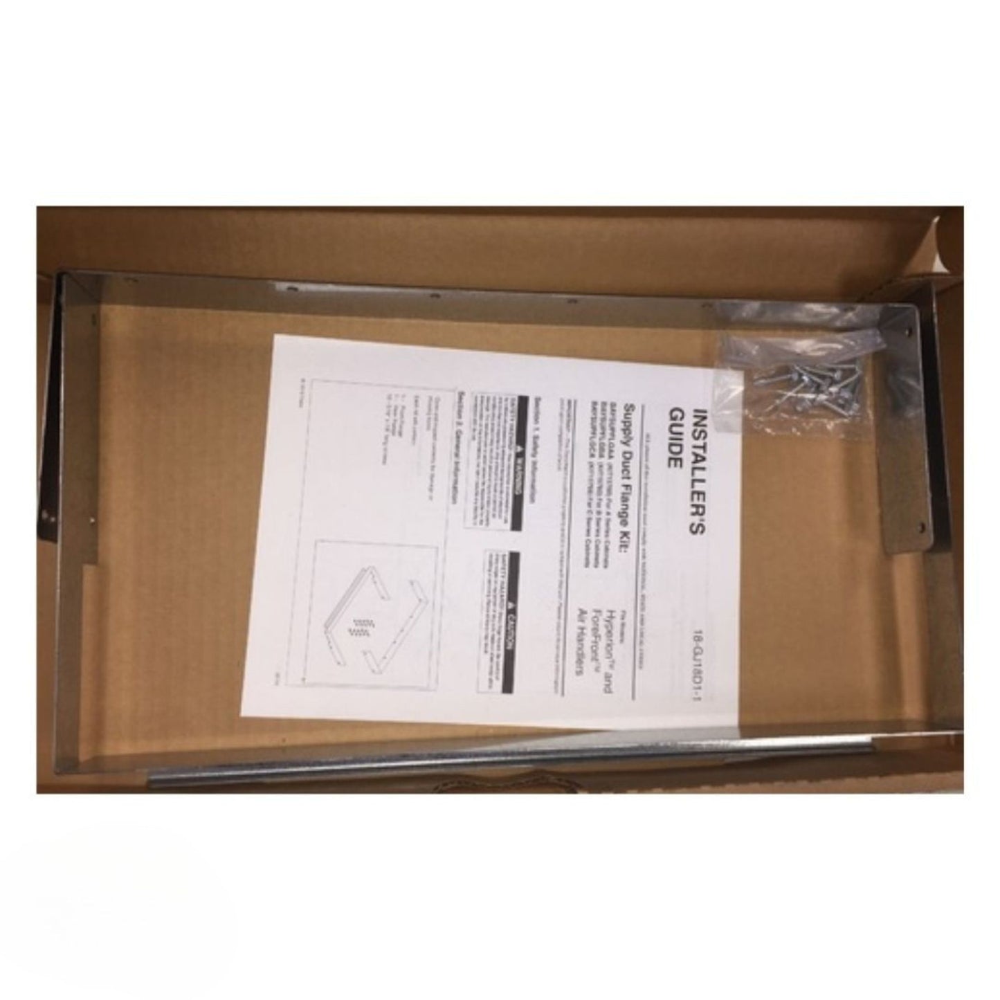 Duct Flange Kit for B Cabinet