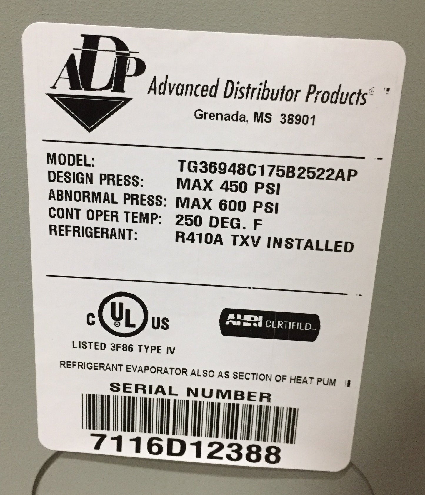 Aire acondicionado/HP de 4 toneladas con carcasa de aluminio de múltiples posiciones, serpentín A de 13 Seer R410A