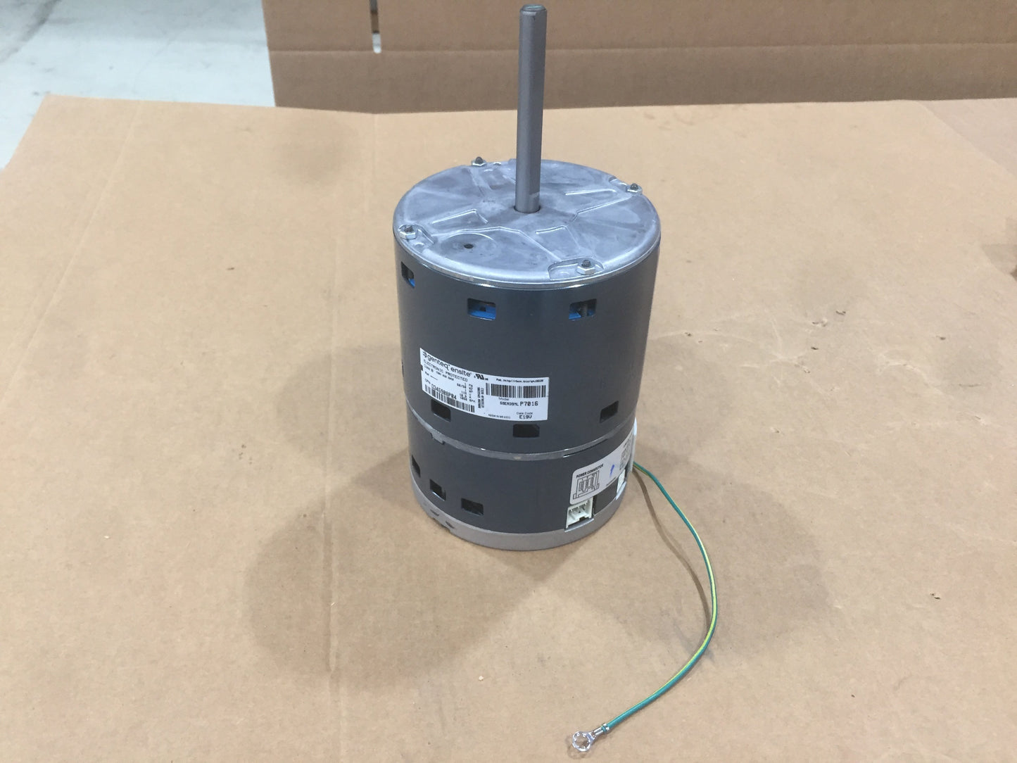 1 HP Unprogrammed ECM Motor 115/50-60/1 RPM 1050 1 Speed