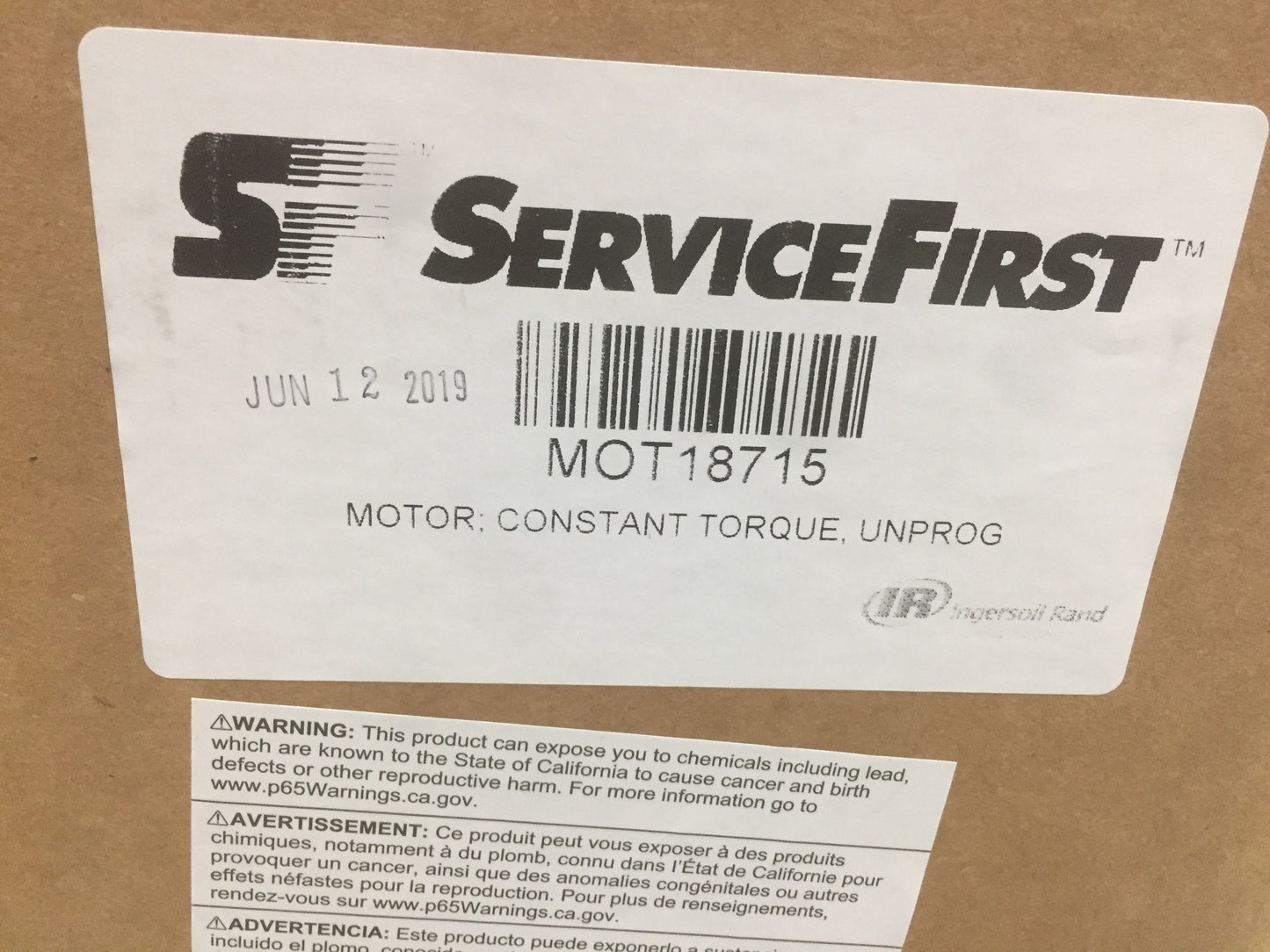 1 HP Unprogrammed ECM Motor 115/50-60/1 RPM 1050 1 Speed
