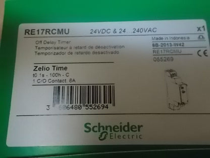 TIME DELAY RELAY, SPDT, 100H, 250VAC 