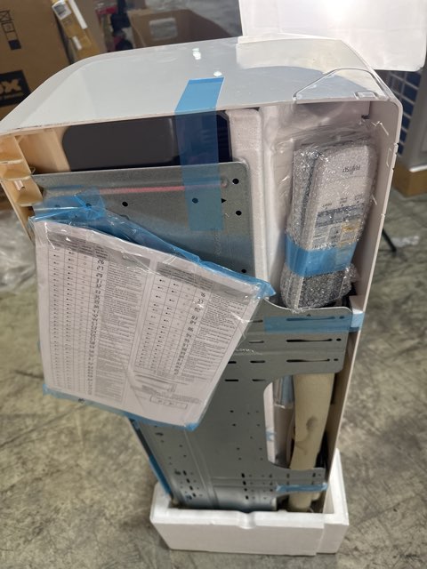 18,000 Btu Indoor Wall Mount Mini-Split Inverter Heat Pump Unit, 19 Seer 208-230/60/1 R-410A
