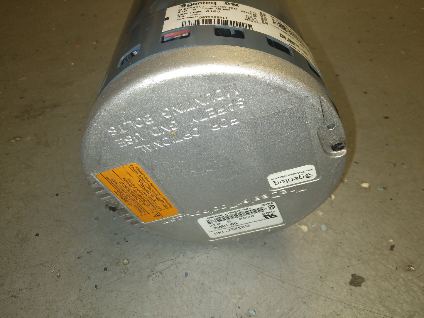 1HP ECM Constant Torque Blower Motor 115/60-50/1 RPM:1050/1 Speed