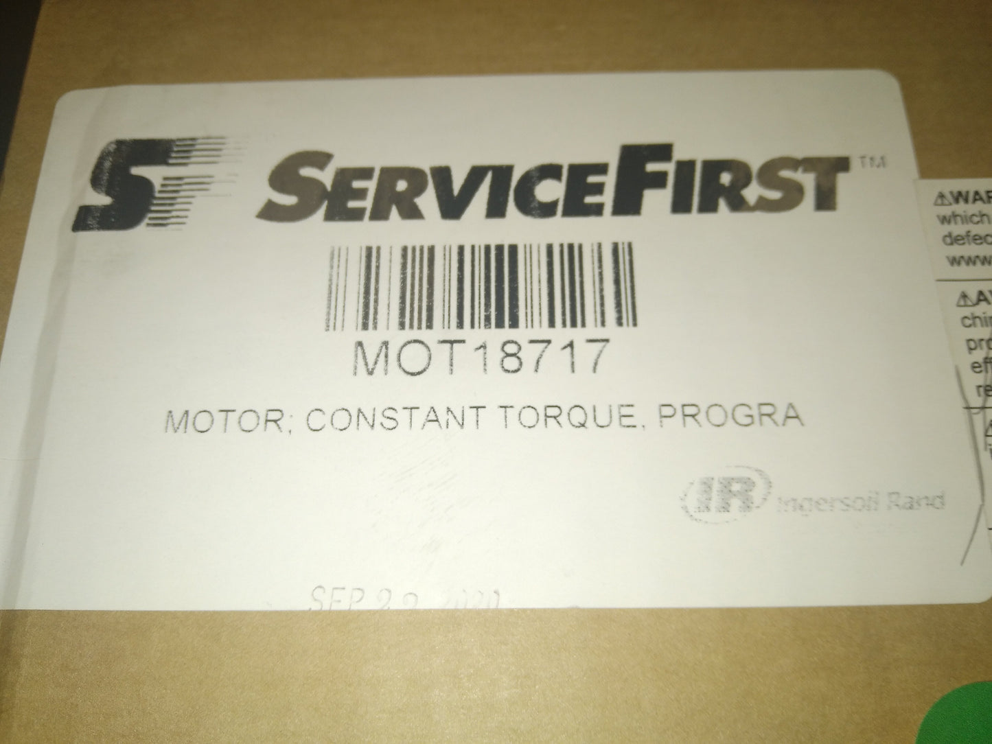 1/2HP Ensite Constant Torque Programmed Blower Motor 120/60-50/1 RPM:1050/Variable Speed