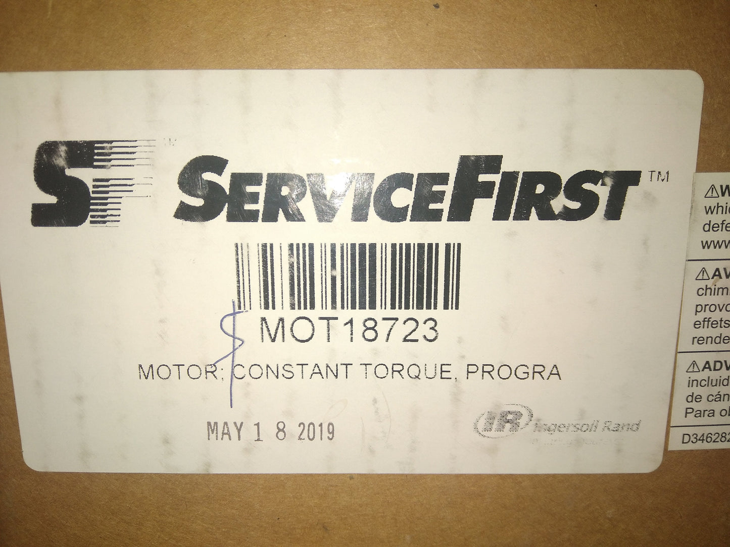 1 HP Programmed ECM Motor 115/50-60/1 RPM 1050 1 Speed