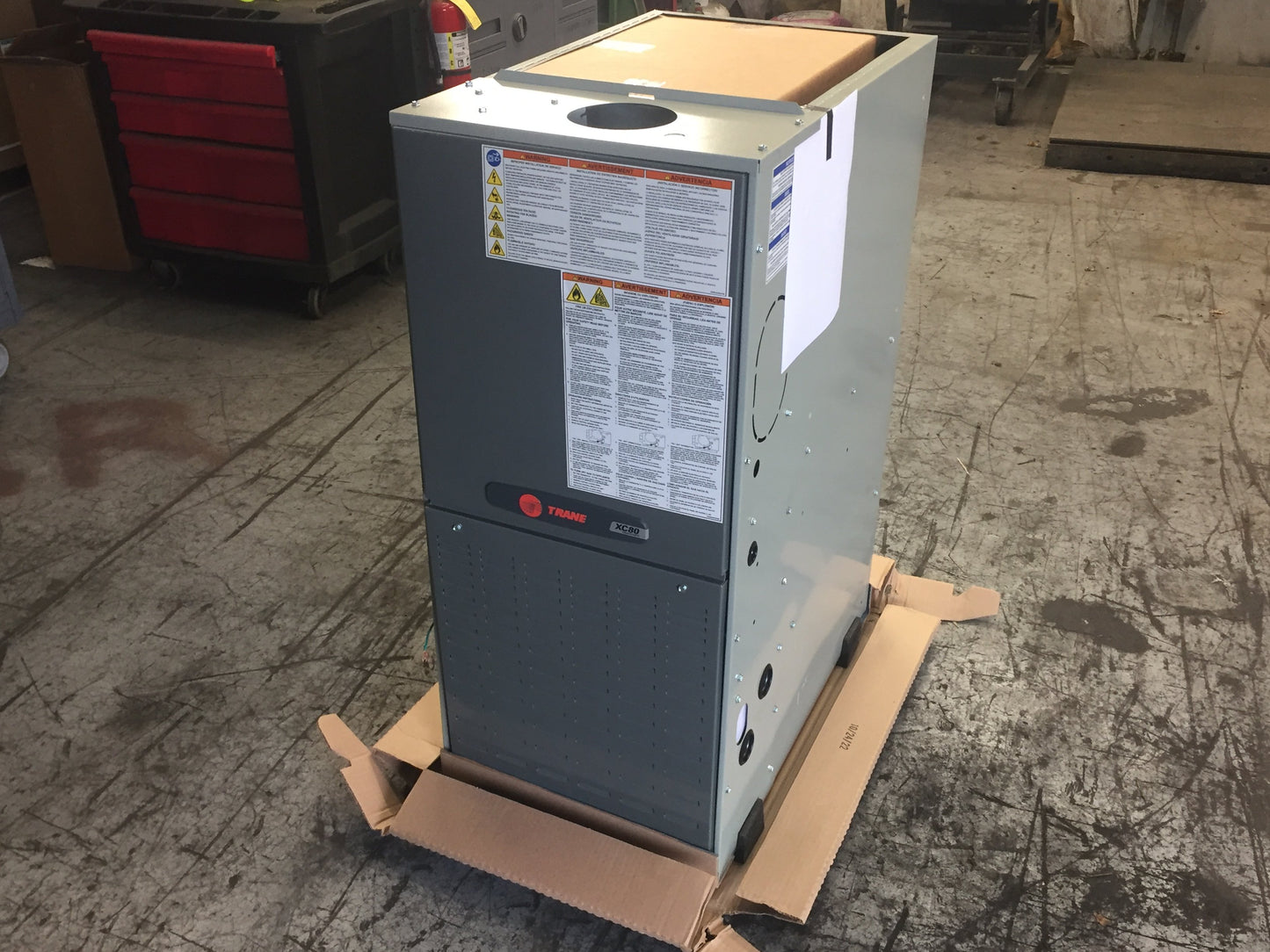 60,000 BTU Two Stage Downflow/Horizontal Communicating ECM Gas Furnace; 80%, 115/60/1, CFM: 1400