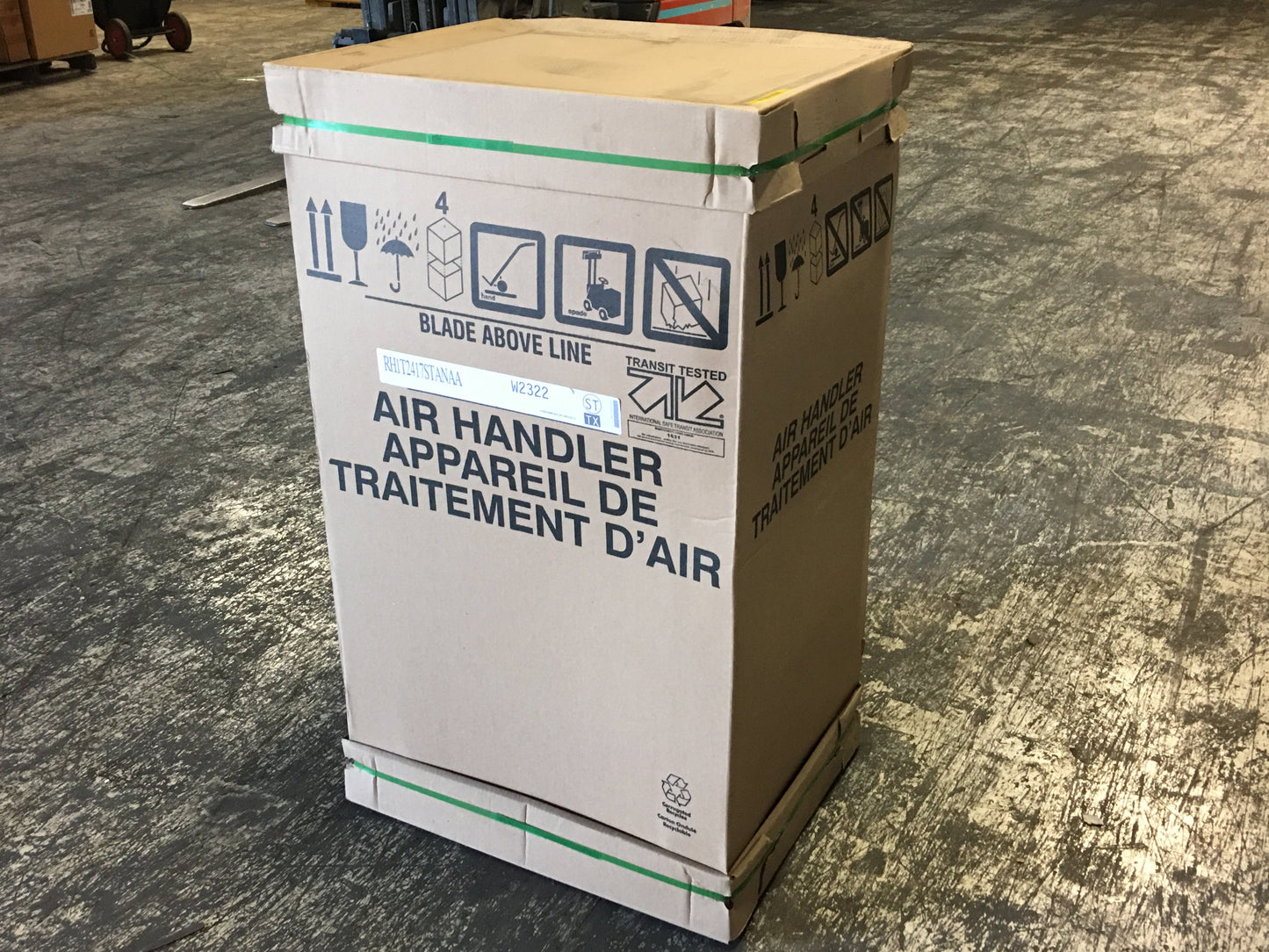 2 Ton HP Multiposition ECM Air Handler, 115/60/1, R410A, CFM:600-1200, 16 SEER