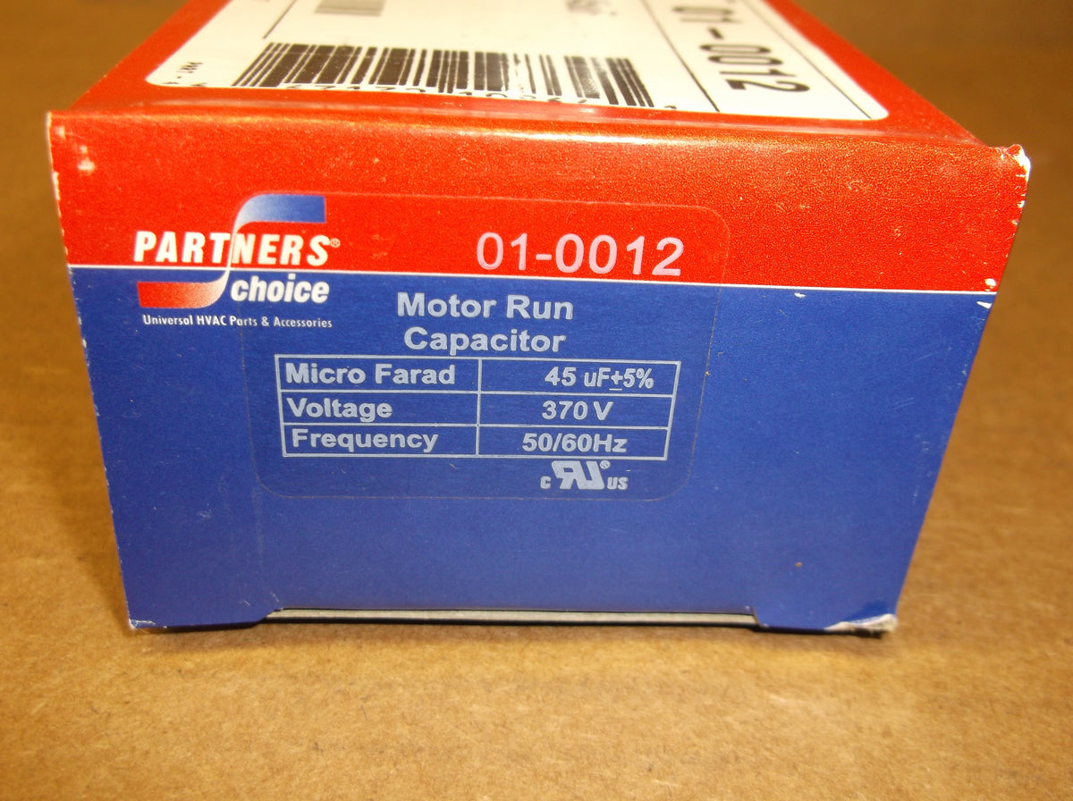 370 Vac, 45MFD 50/60 Hz, Oval Capacitor
