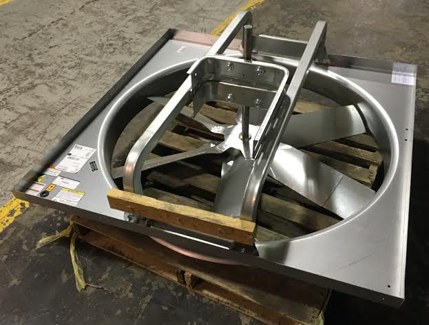 48" EXHAUST FAN, STANDARD DUTY BELT DRIVE (LESS DRIVE PACKAGE)