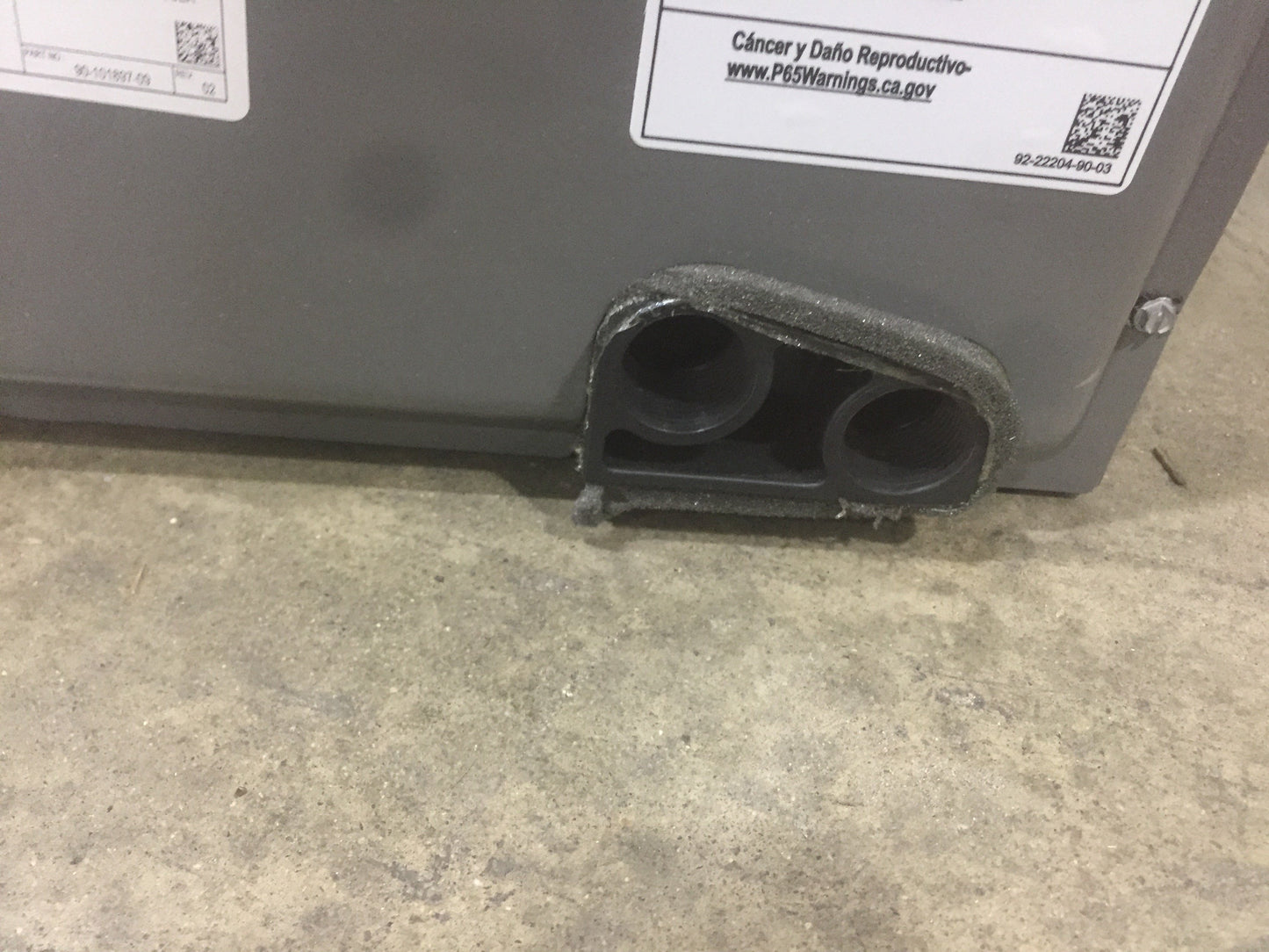 Serpentín "A" multiposición para aire acondicionado/HP de 5 toneladas, R-410A CFM 1900