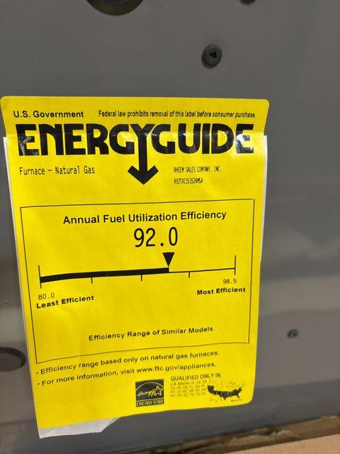 115,000 Btu Classic Plus Series" Single Stage Multi-Position ECM Natural Gas Furnace