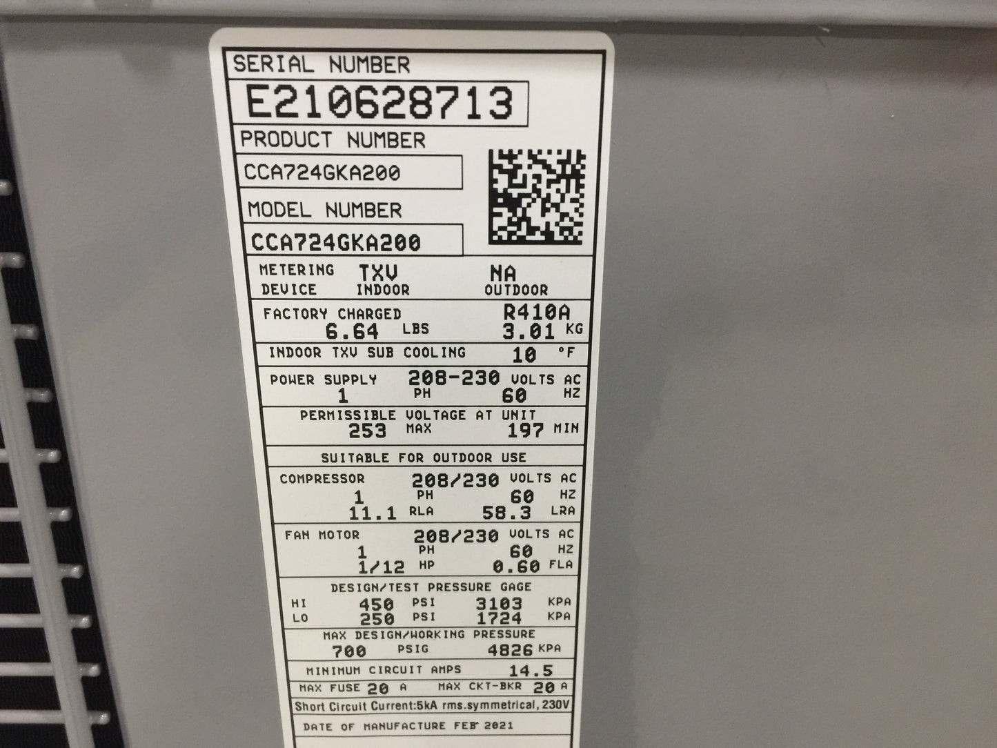 2 Ton High Efficiency 17 SEER Two-Stage Air Conditioner With Observer Communicating Control System;