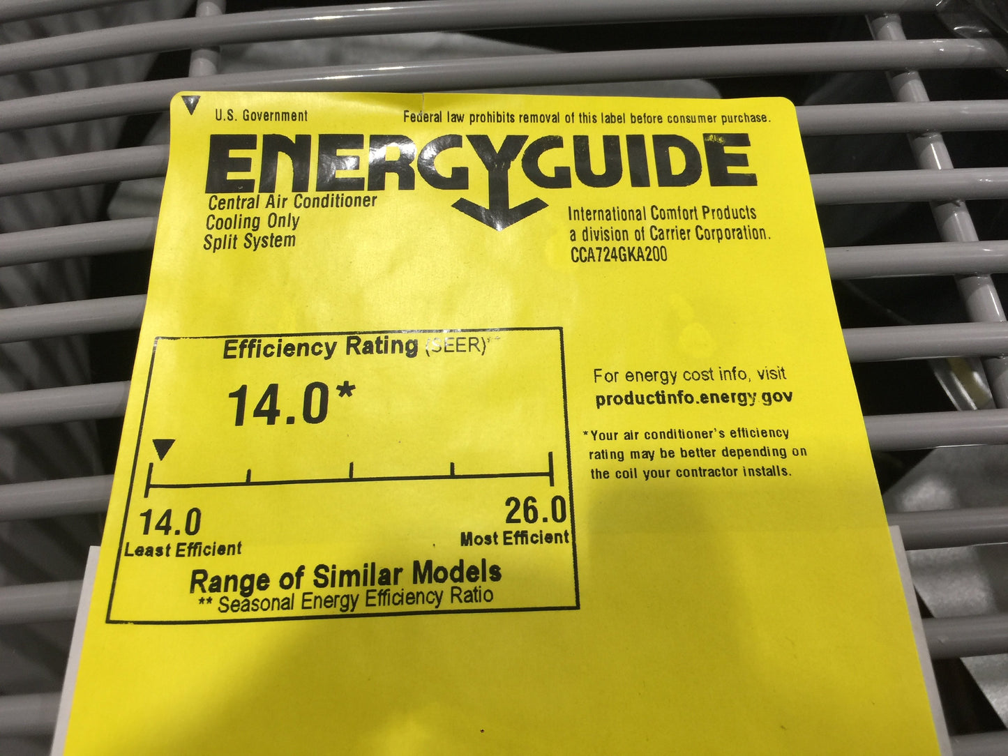 2 Ton High Efficiency 17 SEER Two-Stage Air Conditioner With Observer Communicating Control System;