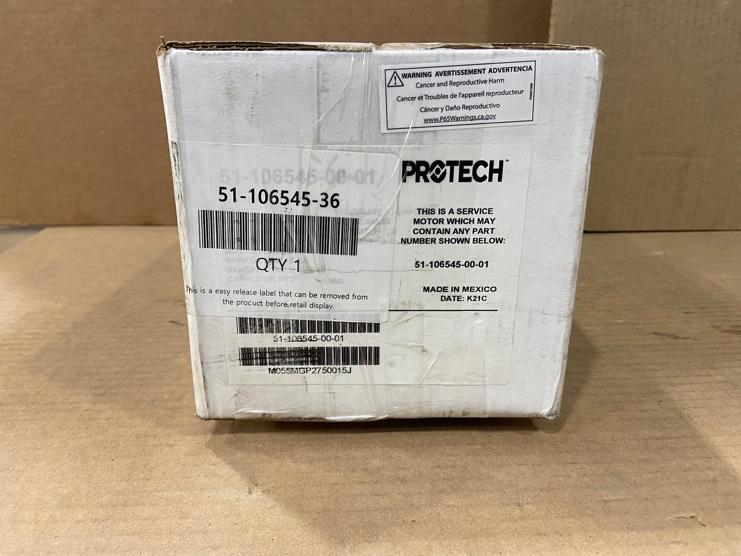 1/2 HP Blower Motor 208-230/50-60/1 1050 RPM Variable Speed