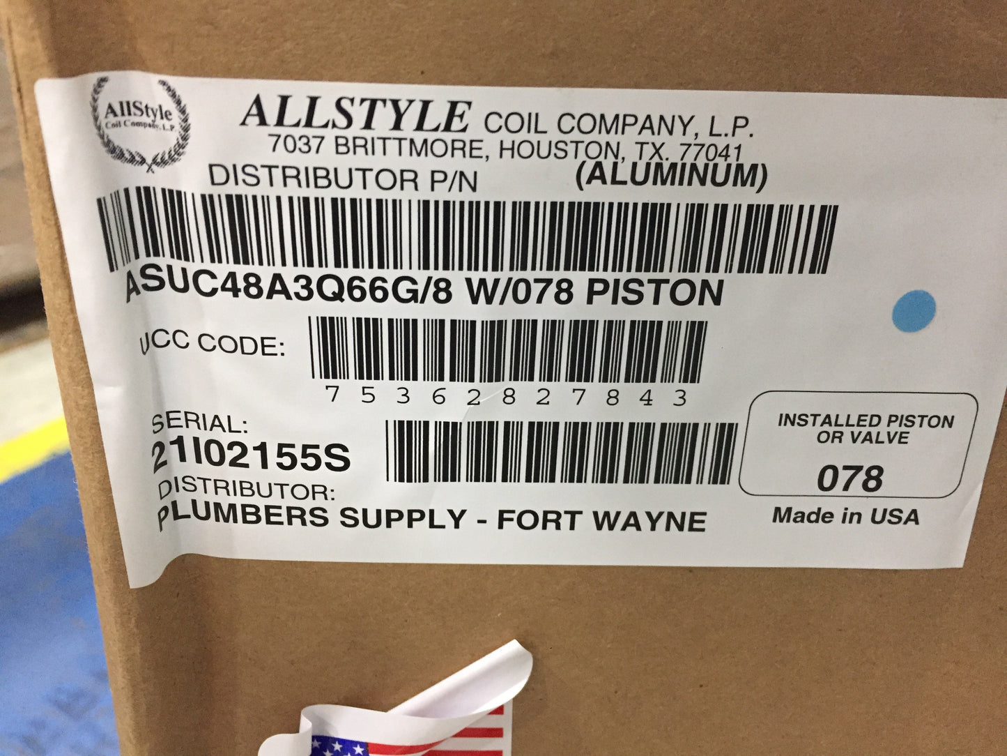 4 Ton AC/HP Upflow Uncased Aluminum A Coil