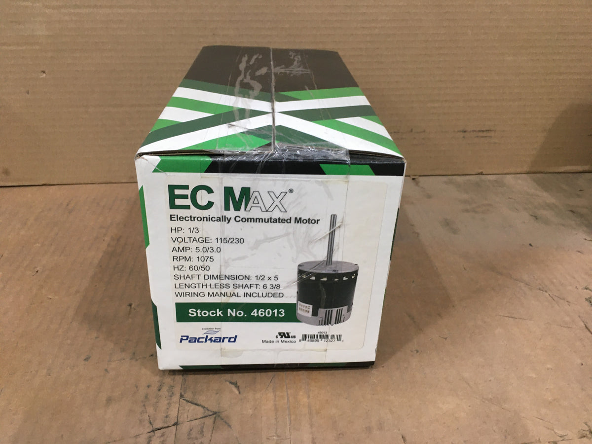 1/3 HP ECM Blower Motor 115-230/50-60/1 1075 RPM Variable Speed