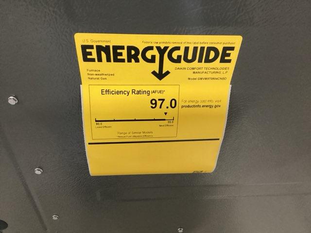 80,000/77,600 Btu Comm Compatible Mod Up/Horiz Low Nox Gas Furnace,97% 115/60/1 CFM 1600