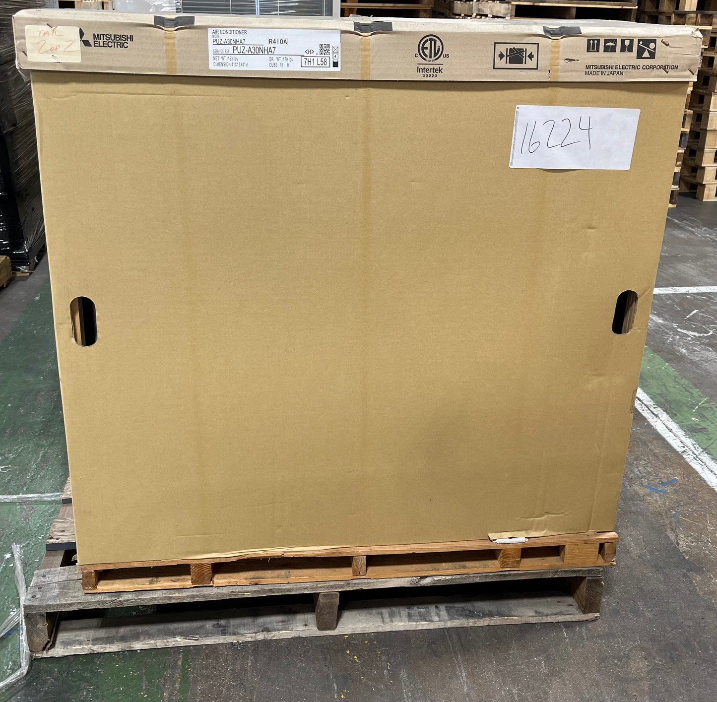 30,000 Btu Mini Split Outdoor Heat Pump 208-230/60/1 R410A 19.8 Seer