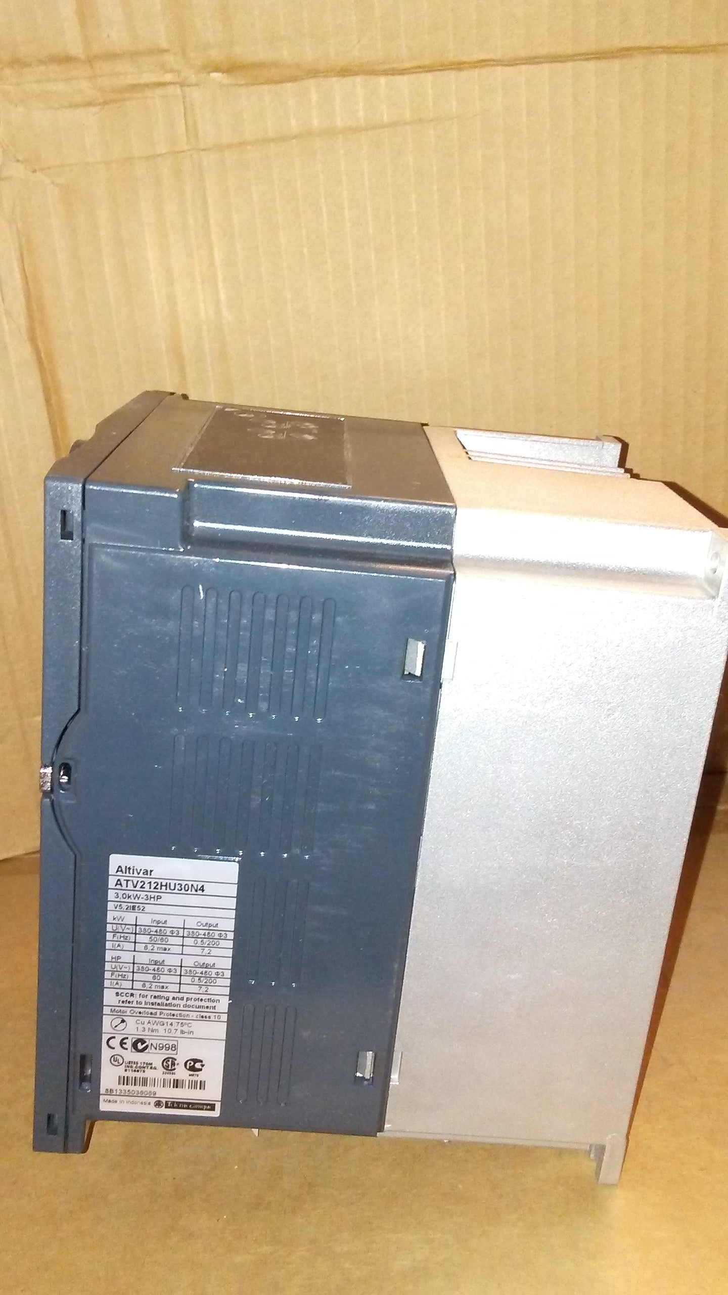 AC Variable Frequency Drive,380-480VAC,3-Phase,3HP