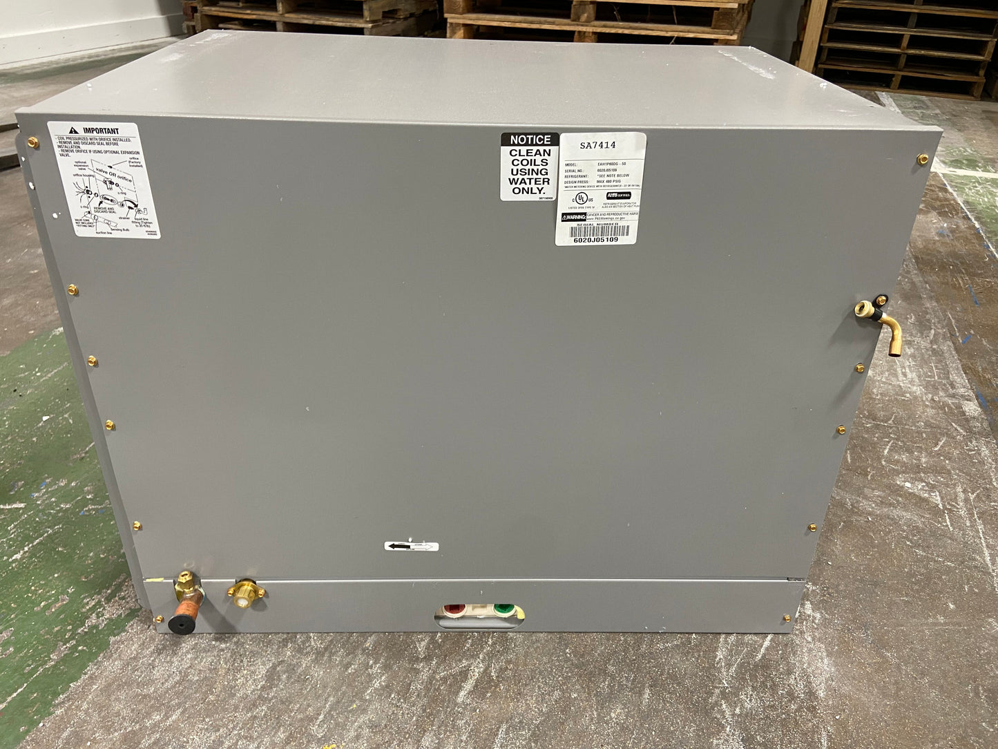 5 Ton AC/HP Horizontal Cased A Coil